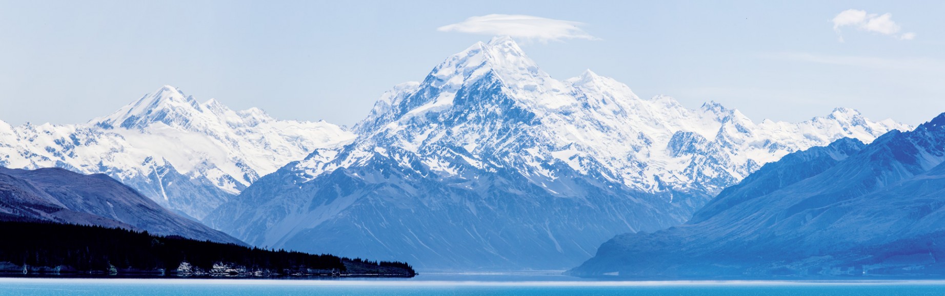 Der höchste Neuseeländer: Mount Cook über dem Lake Pukaki